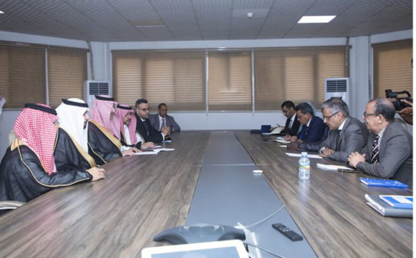 Le ministre de l’Énergie et du Pétrole reçoit le PDG du Fonds saoudien pour le développement