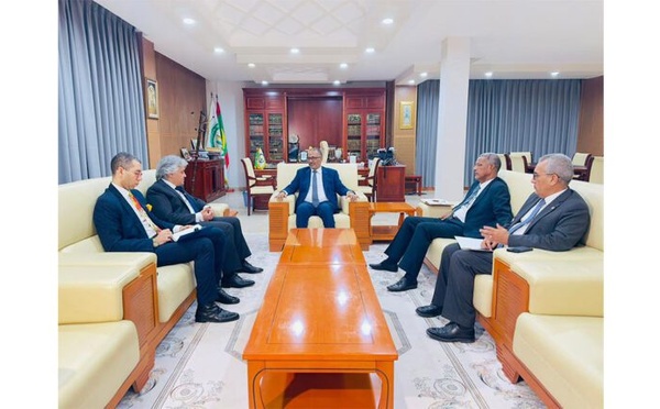 Le président de l’Union nationale du patronat de Mauritanie rencontre l’ambassadeur d’Égypte accrédité dans notre pays