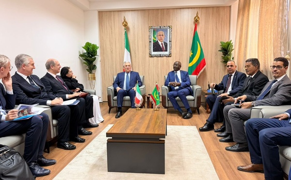 Mauritanie : le ministre italien des affaires étrangères se félicite de la stabilité politique
