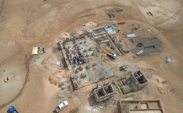 Assaba : Le Secrétaire général de “Taazour” s’enquiert l’avancement des travaux dans les agglomérations rurales de la commune de Boulehrath