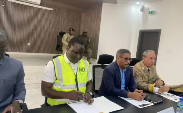 Pont de Rosso : les ministres en charge de l’ouvrage appelle la société chargée des travaux à respecter le délai fixé pour la réception prévue en mars prochain