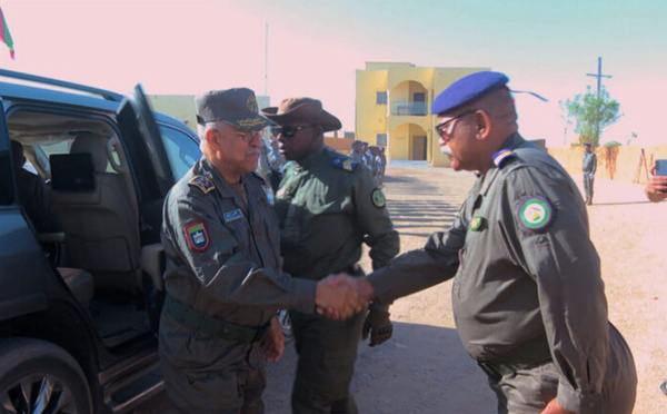 Le chef d’état-major de la Garde nationale effectue une visite d’inspection au Groupe régional n° 1 à Néma