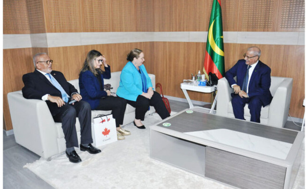 Le président de l’Assemblée nationale reçoit l’ambassadrice canadienne en Mauritanie