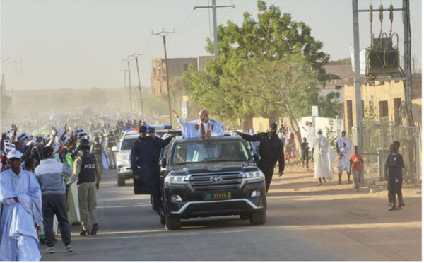 Les habitants du Gorgol réservent un accueil populaire massif au Président de la République
