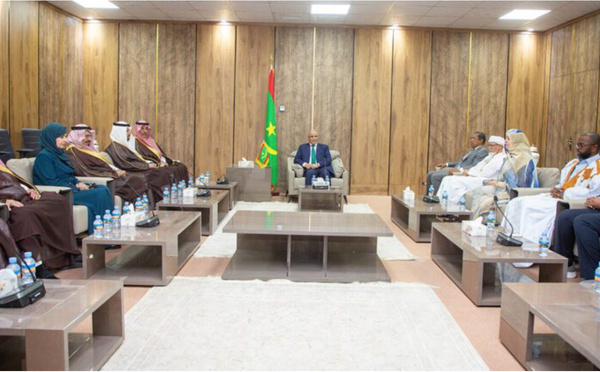 Le Président de l’Assemblée Nationale s’entretient avec une délégation du Conseil de la Choura saoudien