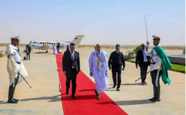 Le Président de la République de retour à Nouakchott après une visite d’inspection dans la Wilaya du Gorgol