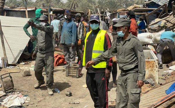 Marché de poulets/jardins de Sebkha : Un grand coup de balai contre les ordures