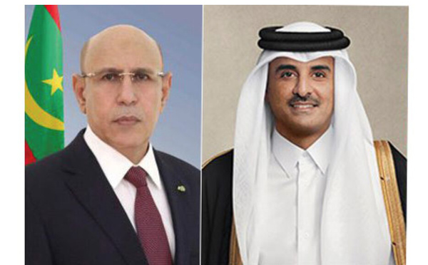 Le Président de la République effectue une communication téléphonique avec l’Émir de l’État du Qatar