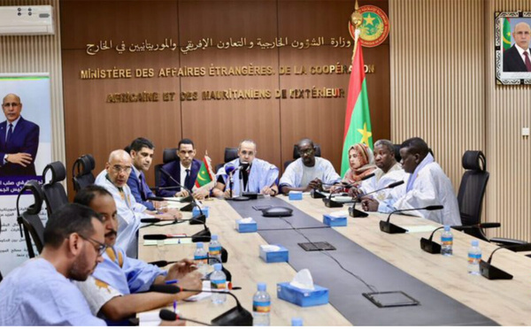Le ministère des Affaires étrangères tient une réunion de suivi de la situation de la communauté mauritanienne dans le Golfe et au Moyen-Orient