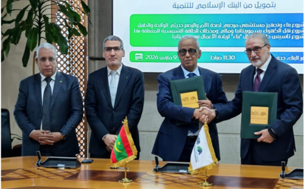 Signature de deux accords de financement entre la Mauritanie et la BID