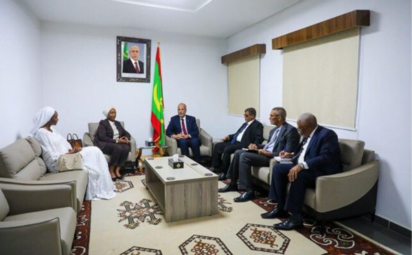 Le ministre de la Formation professionnelle reçoit l’ambassadrice du Rwanda