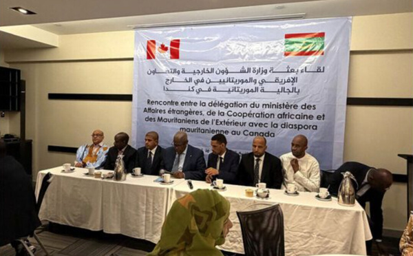 Une délégation du ministère des Affaires étrangères rencontre la communauté mauritanienne au Canada