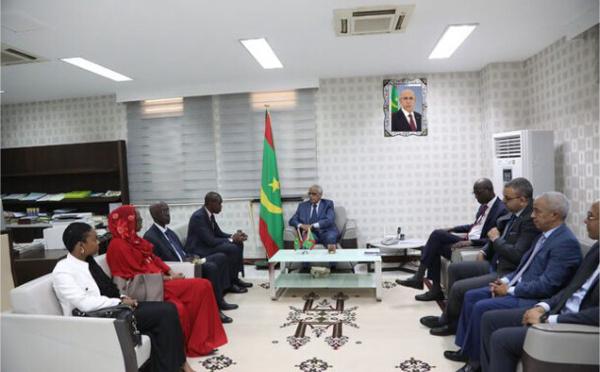 Le ministre des Affaires économiques reçoit une délégation de la Fondation africaine de Soutien Juridique