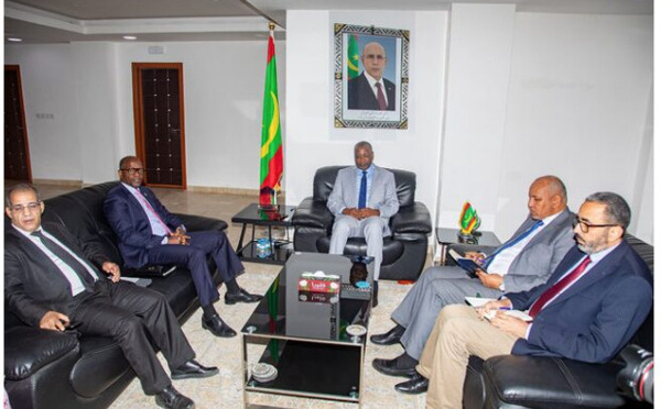 Le ministre de l’élevage reçoit le représentant résident du Programme des Nations Unies pour le développement