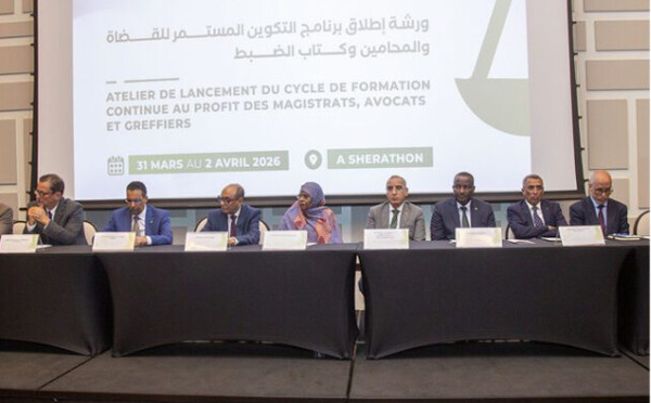 Lancement du programme de formation continue pour juges, avocats et greffiers