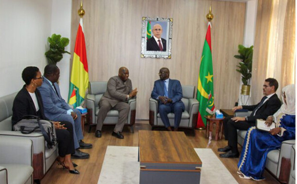 Le ministre des Affaires étrangères rencontre son homologue guinéen