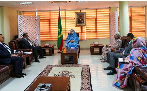 La ministre du Commerce reçoit l’ambassadeur de Palestine