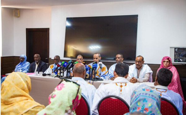 Les partis du Pole de l’opposition tiennent une conférence de presse à Nouakchott