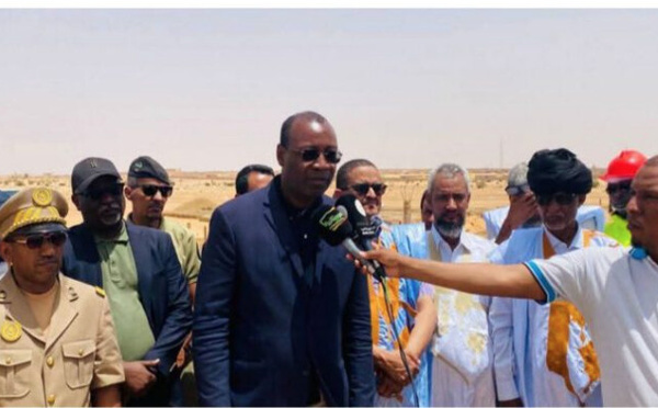 Le ministre de l’élevage pose la première pierre d’un marché à bétail moderne à Aleg