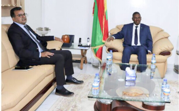 Le ministre délégué auprès du ministre de l’Intérieur reçoit le représentant résident de l’UNICEF