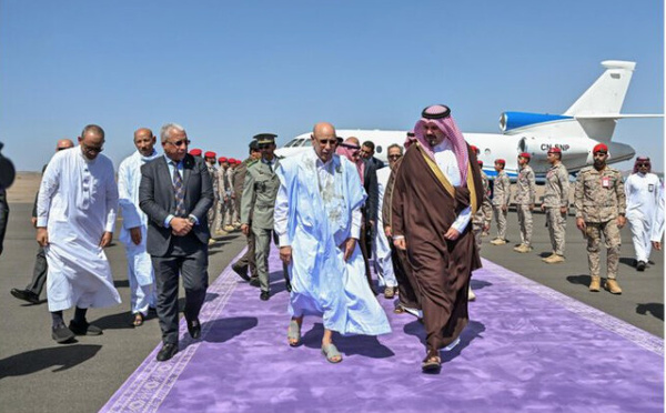 Le Président de la République arrive à Médine
