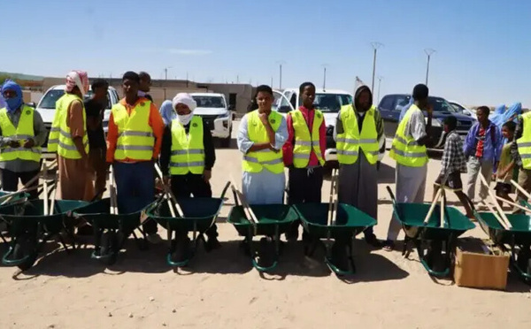 L’association caritative de la SNIM entreprend une campagne d’assainissement dans l’arrondissement de Boulenouar
