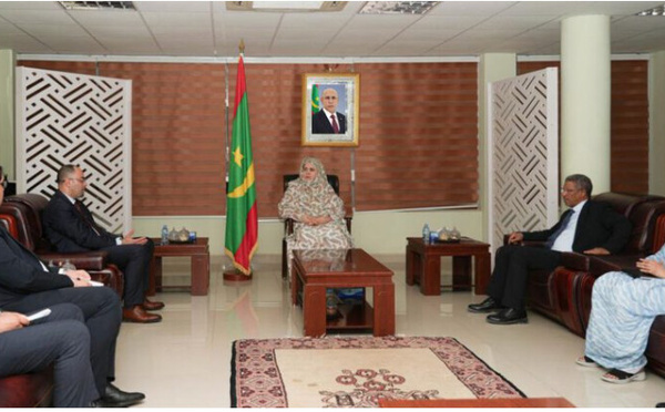 Le ministre de l’Intérieur reçoit le chargé d’affaires de l’ambassade du Soudan en Mauritanie