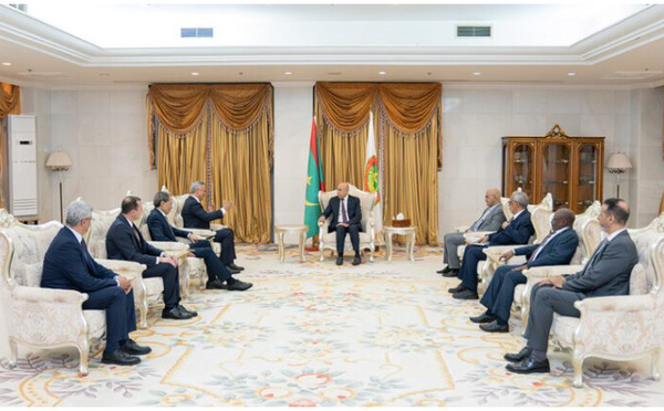 Le Président de la République reçoit une délégation marocaine de haut niveau
