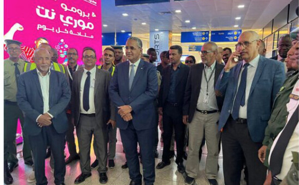 Inauguration d’un nouvel espace à l’aéroport international de Nouakchott « Oum Tounsi » pour renforcer les services d’accueil
