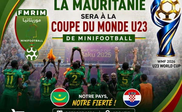 Minifoot : les Mourabitounes U23 en route pour le Mondial en Croatie