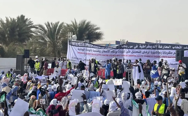 L’opposition pourrait envisager prochainement un mouvement de protestation dans les villes de l’intérieur pour protester contre la « détérioration des conditions de vie des mauritaniens »