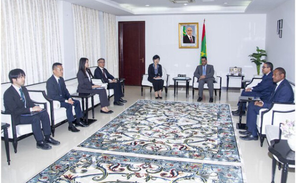 Le Premier ministre reçoit la directrice générale du département des affaires africaines du ministère japonais des Affaires étrangères