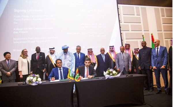 Signature d’accords relatifs à la construction et d’exploitation d’une centrale électrique alimentée par le gaz