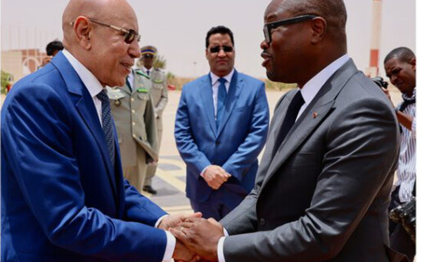 Départ de Nouakchott du président de la République du Bénin à l’issue d’ une visite de travail en Mauritanie