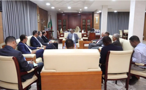Le président de l’Union nationale du Patronat mauritanien s’entretient avec une délégation marocaine