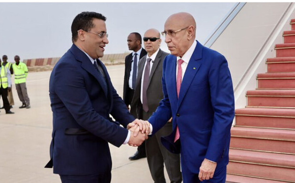 Le Président de la République regagne Nouakchott en provenance de N’Djamena