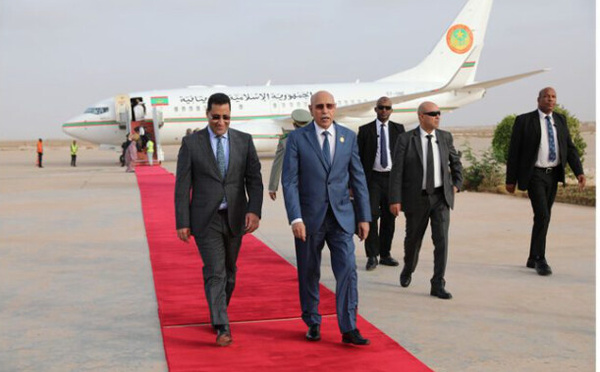 Le Président de la République regagne Nouakchott en provenance de Sierra Leone