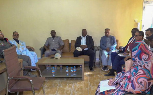 Le président de la Commission nationale des droits de l’homme conclut sa visite à Dakhlet Nouadhibou