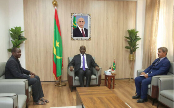 Le ministre des Affaires étrangères reçoit le point focal du Comité international de la Croix-Rouge en Mauritanie