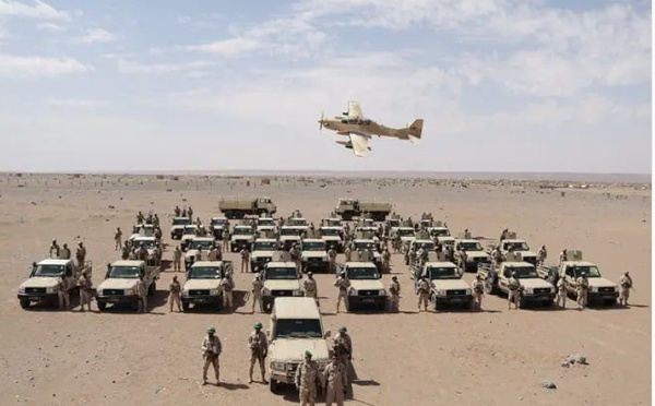 L’armée annonce l’organisation d’exercices de tirs non loin de l’axe Nouakchott-Akjoujt et recommande la prudence dans cette zone