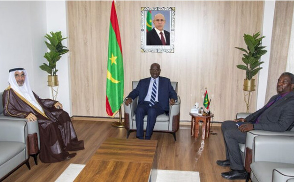 Le ministre des Affaires étrangères reçoit l’ambassadeur de l’État du Koweït