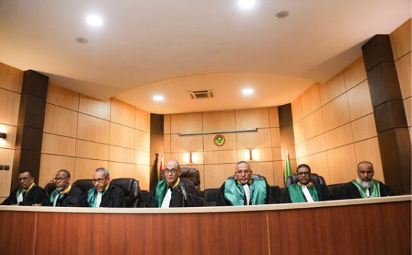Les membres de la Commission nationale des Droits de l’Homme prêtent serment devant le président de la Cour suprême
