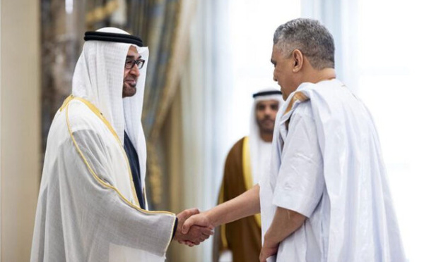 L’ambassadeur de Mauritanie auprès de l’État des Émirats Arabes Unis présente ses lettres de créance