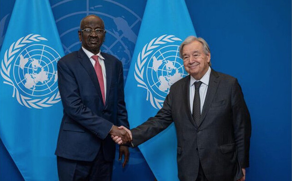 Le ministre des Affaires étrangères s’entretient avec le secrétaire général des Nations unies
