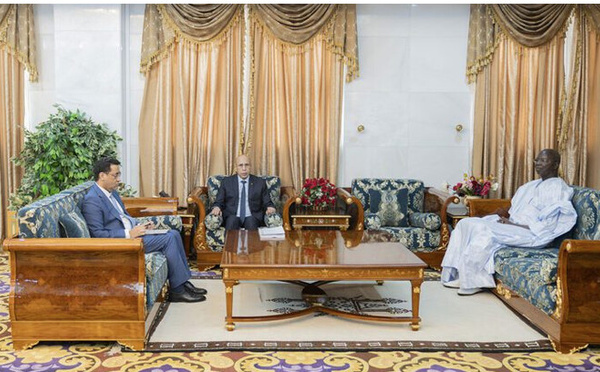 Le Président de la République reçoit le président de la commission d’enquête sur les incendies de deux postes de transformation électrique à Nouakchott