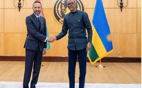 Le nouvel ambassadeur de Mauritanie au Rwanda présente ses lettres de créance au président rwandais