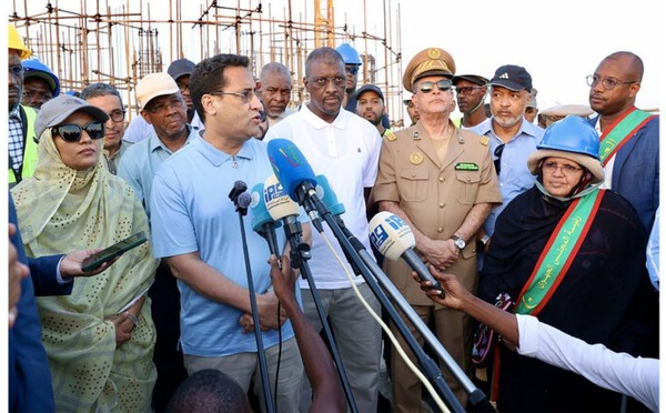 Le Premier Ministre : le projet Idini est achevé deux mois avant son échéance contractuelle et renforce l’approvisionnement de Nouakchott en eau