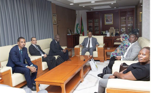 Le président de l’Union nationale du patronat mauritanien reçoit l’ambassadeur de Namibie