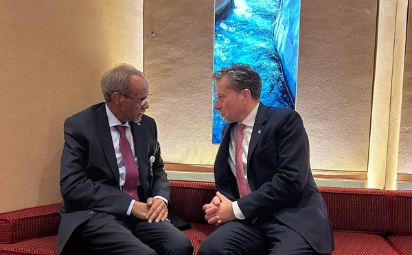 SEM. L’ambassadeur Cheikhna Ould Nenni Moulaye Zeine, Représentant Permanent de la Mauritanie auprès des Nations Unies, rencontre le Sous-Secretaire Général des Nations Unies affaires humanitaires