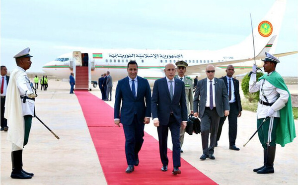 Après avoir participé au troisième sommet Russie-Afrique, le Président de la République regagne Nouakchott